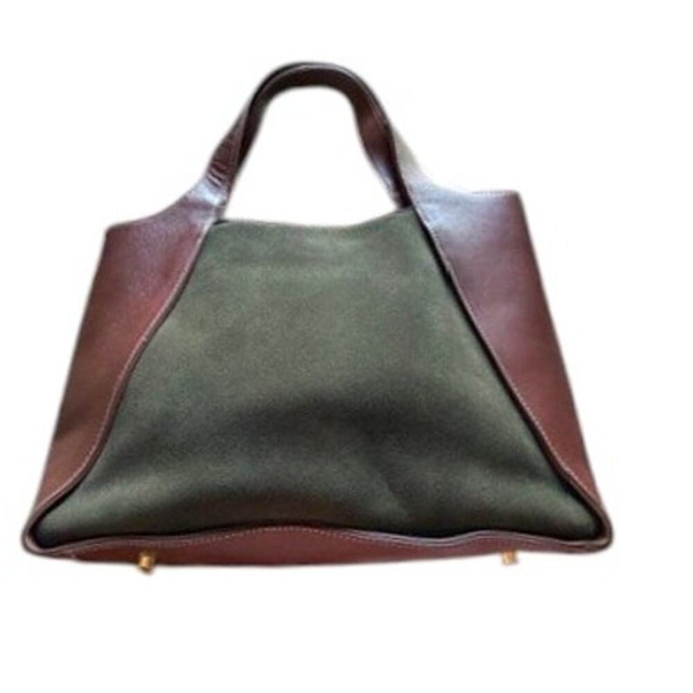 J. McLaughlin Brielle Leather Suede Tote - Picture 7 of 8